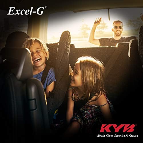 KYB 343308 Excel-G Gas Shock, preto, prata