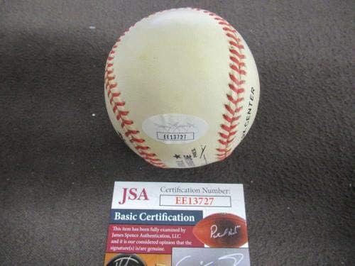 Chipper Jones JSA CoA AutografA Major League OML Mão assinada Baseball - Baseballs autografados