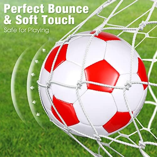 Hydren 8 PCs Sports Soccer Balls com bomba tamanho 3 4 5 Treinando bolas de futebol para crianças adolescentes jogadores de