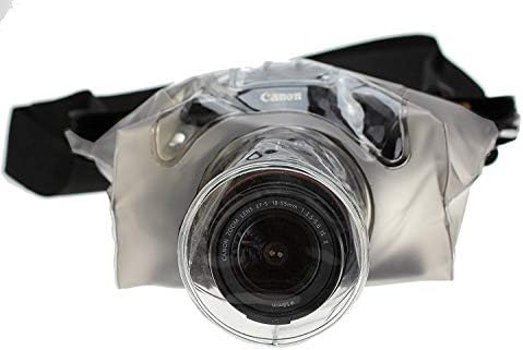 Navitech Frost White DSLR SLR Propertável Habitação Subaquática Caice/Capa Bolsa de Bolsa seca Compatível com a Nikon D90