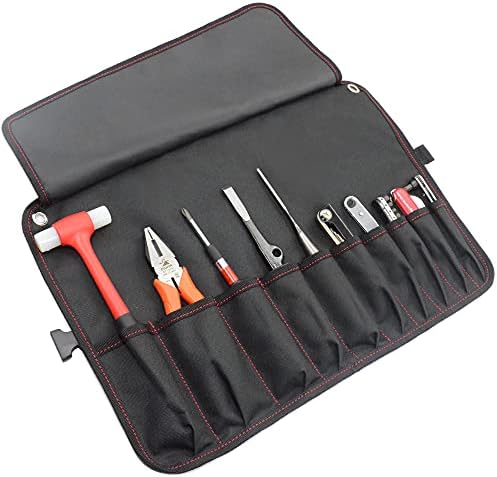 Saco de ferramentas para ferramentas para ferramentas para serviços pesados ​​bolsa de ferramentas de rolagem com 10