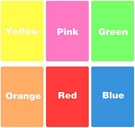 6 x sobreposições de cores para dislexia tiras de leitura, ferramentas de leitura para dislexia, TDAH e reduzir o estresse