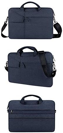 Braça de laptop WSLCN Messenger e Bolsas de ombro para homens, bolsa ajustada para laptop de 13 polegadas, impermeabilização e