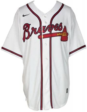 Matt Olson assinou o Atlanta Braves White Nike Baseball Jersey Fanatics - Jerseys MLB autografadas