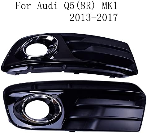 Sixbuys neblum lamp luminoso tampa de pára-choques da grade RH RH LH Compatível com Audi Q5 Mk1 2013-2017 Substitui 8R0807682JBJI
