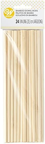 Wilton de bambu de 8 polegadas hastes para bolos