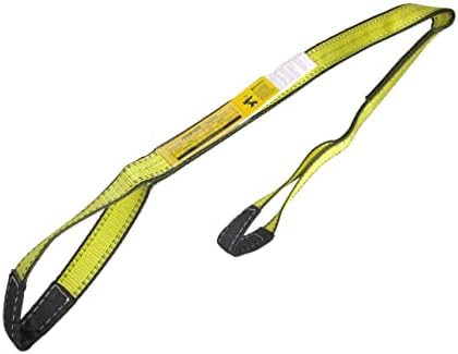 2 x 4 'Poly Lefting Tow Strap Sling Eye & Eye 2-Ply 12.800 lbs Classificação sintética Pull