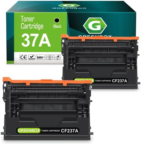 Substituição de cartucho de toner de alto rendimento compatível com GreenBox para HP 37x CF237X 37A CF237A para HP Enterprise M607