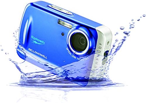 Bell e Howell WPF-BL Splash WP5 Câmera digital à prova d'água de 12MP com cartão de memória de 2 GB