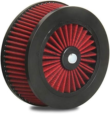 Happy-Motor Red Filter Element para Harley Touring Air Intates Street Glide Filter Element All Dyna Models Sofrail Models