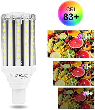 Lâmpada de milho LED 30W E26, lâmpada LED equivalente de 240 watts, 3000 lúmen super brilhante 3000k Luzes de milho quentes para