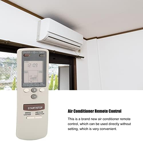 Controle remoto do ar condicionado universal do PLPLAAOO, controlador de condicionamento de exibição LCD A/C, ar condicionado