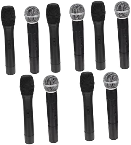 Nuobesty 10 pcs infantil modelos de discurso de modelo de microfones reproduzidos para prática favorece karaokê karaoke prop Toddler