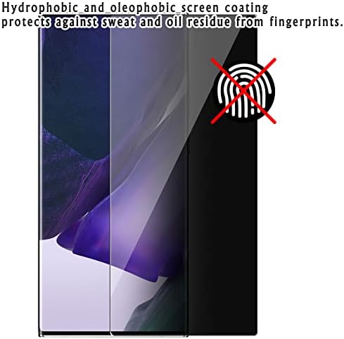 Protetor de tela de privacidade VAXSON, compatível com o adesivo Sonim XP10 Anti -Spy Film Protectors [vidro não temperado]