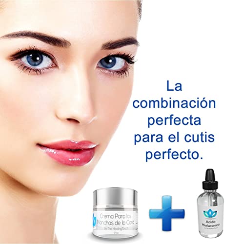 O toque curativo Crema para las manchas de la Cara: elimina las manchas obscuras del acne, el sol, edad, y artugas. Equieco tu rostro con esteectante antiarugas faciais