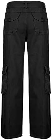 Miashui bota de jeans cortou mulheres jeans de cintura alta calça denim gótica de calça de jeans da cintura calças casuais solteiras