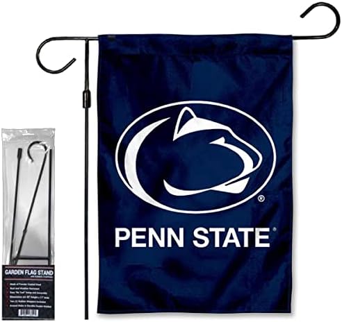 Penn State University Garden Bandle and Flag Stand Holder Flagpole Conjunto