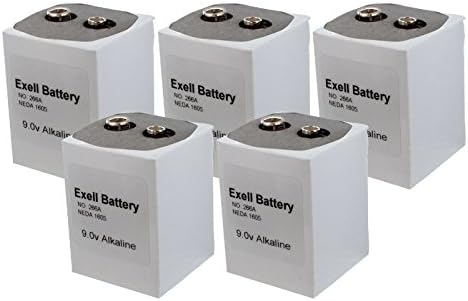 5pc Exell 266 Alcalina 9V Bateria NEDA 1605, pp7, 6f90