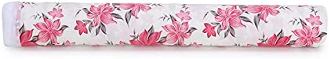 Kuber Industries Flower Design de Flores PVC Guardrobe Kitchen Garreta Prateleira tapete - rosa, rolo de 10m