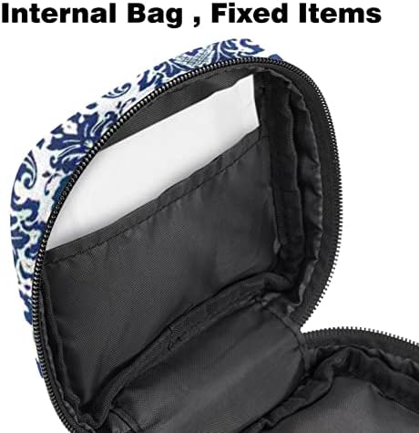 Bolsa de armazenamento de guardanapos sanitários de Oryuekan, bolsas de zíper menstrual reutilizável portátil, bolsa de