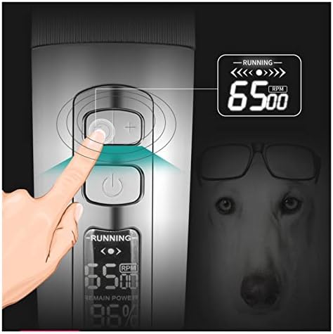 LCD Display Recarregável Profissional Pet Dog Hair Trimmer 2000mAh Clipper CLIPER ELÉTRICO ELECIMENTO MACHINE DE CABELO