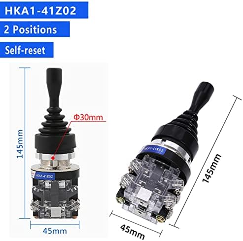 1PCS 30mm Monolever Rocker Switch cruzado Chave de joystick Momento 2/4 Posições 2no 4NO Auto-Renset Auto-travamento HKA1