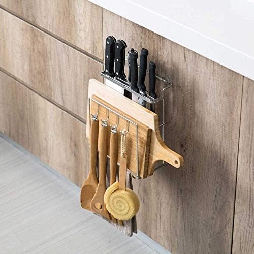 Szcurc suporte de faca individual tábua de metal tábua de armazenamento de rack rack rack parede de parede montada faca portador de cozinha Organizador de utensílios de rack sçau de faca