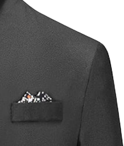 Maiyifu-gj masculino de 3 botões de 3 botões Casual Stand Stand Collar Collar Lightweight Sport Coat Elegante Solid Slim Fit Dress