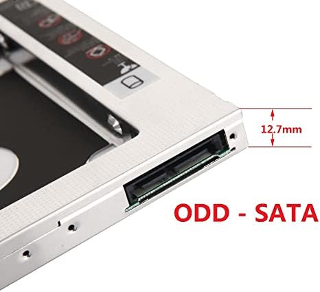 Dy-Tech 2nd Drive HDD HDD SSD SATA Caddy Adapter para Lenovo Ideapad N580 N581 N585 N586 P580