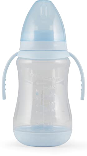 Disney 2 pacote de 10 onças mamadeiras com estampas de personagens e tampas coloridas com alça dupla - BPA livre e fácil de limpar