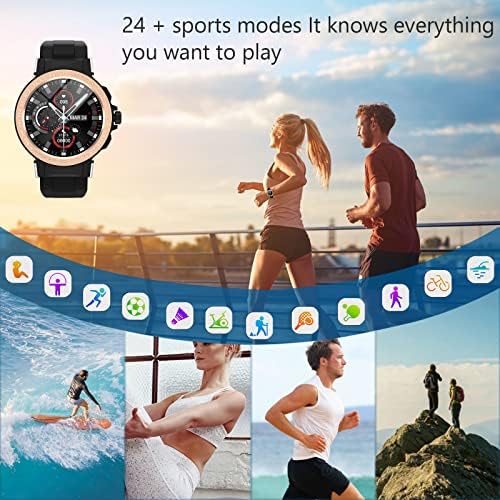 Xunion Smart Watch, Activity Fitness Trackers com pressão arterial da saúde do sono cardíaco, IP68 Calorias impermeável etapas do