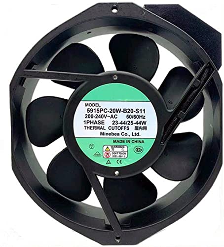 Para 5915pc-20w-b20-s11 ventilador 220/240V 23/25W CA de alta temperatura resistente a ventilador