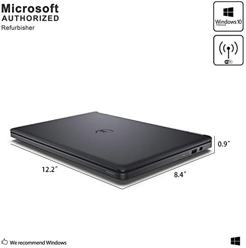 Dell Latitude E5250 12,5in Laptop, Intel Core i5-5200U 2,2 GHz, 8 GB de RAM, 256 GB Solid State Drive, Windows 10 Pro 64bit