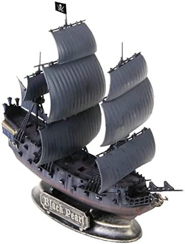 ZVEZDA - Navio do capitão Jack Sparrow Black Pearl da série animada Piratas do Caribe - Escala 1: 350 Montagem sem cola
