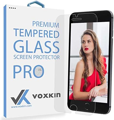 [2 pacote - tela 5,5 ] iPhone 6 Plus, 7 Plus e 8 Plus Glass Screen Protetor de vidro Escudo - 0,33mm de espessura e proteção contra