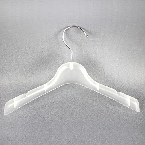 Yumuo Plastic Hanger Roupas de roupas de roupas e transparência de cabide infantil cabide acolchoada translúcida [Crianças Transparente]