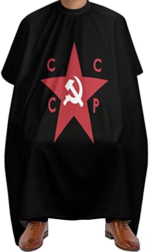CCCP URSS Star Barber Cape Profissional Cabelo Corte de Avental Cabo Cabo Cabo para homens Mulheres