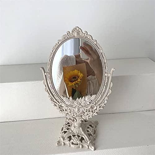 Mmllzel Makeup espelho Cutelife Vida Nórdica Plástico Plástico Retro Retro Decorativo Espelho de Minfliário Mesa Irregar