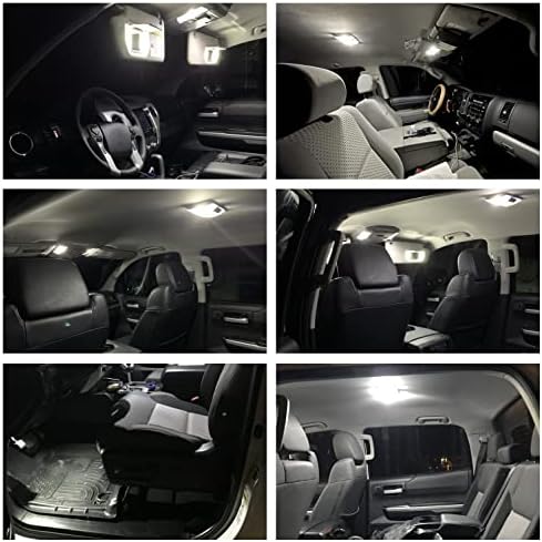 11pcs White LED Interior Lights Bulb Kit para Hyundai Genesis Coupe 2010 2012 2012 2013 2014 2015 Super Bright 6000K Mapa Luzes de troncos Interior Lâmpadas LED Pacote + Ferramenta de instalação
