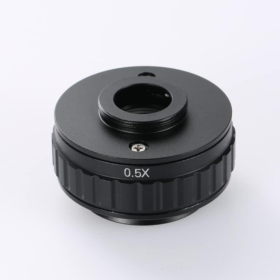 Adaptador de lente de montagem C.Rhavi 0,5x 1/2 1/3 Adaptador CTV para SZM Trinocular Microscópio de Microscópio Acessórios para