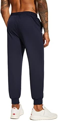 Ltifone calça de moletom para homens com bolsos, calças de corredor masculinas leves e leves ， Casual Casual