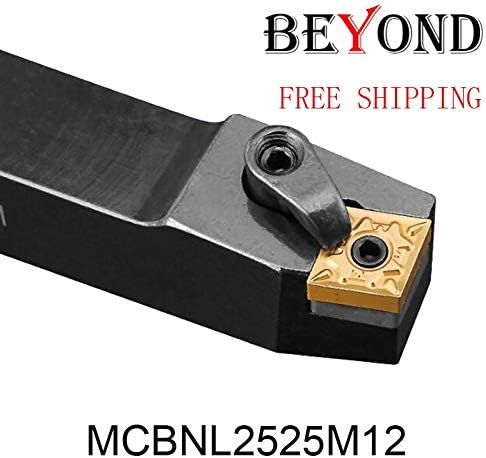 FINCOS MCBNR2525M12/MCBNL2525M12, ângulo de borda de corte da ferramenta de torneamento cilíndrico 75 graus M. Use lâmina