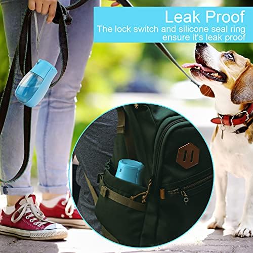 Botthe de água para cães - dispensador de água dobrável para cães para caminhar com bolsa de resíduos de cã