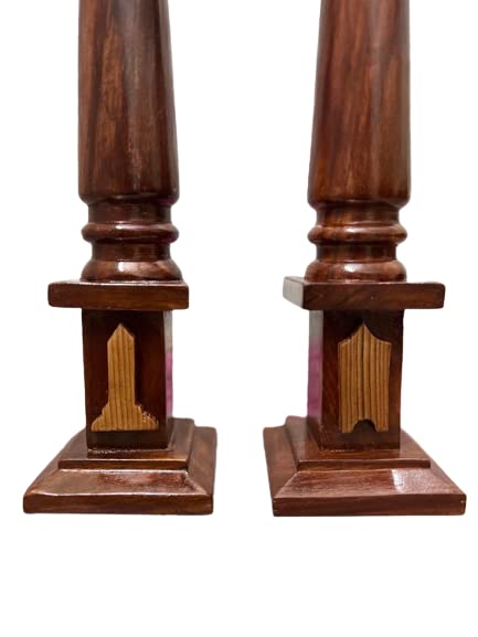 Regalia maçônica Wooden Free Mason Wood Columns Warden Senior e Diretor Júnior emblemas vendidos como par
