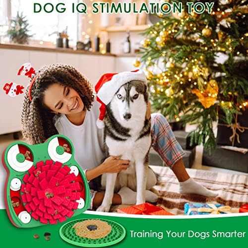 Lalolee Slow alimentador - quebra -cabeças para cães para cães pequenos, cães médios e pequenos - Trate o jogo de distribuição de