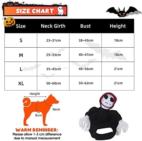 Trajes de Halloween de cachorro fantasma fantasma de cachorro fantasia de halloween transformação de animais de estimação