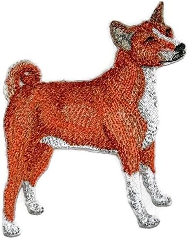 Incrível retratos de cães personalizados [Basenji] Bordado Ironon/Sew Patch [4,5 x 4,5] [Feito nos EUA]