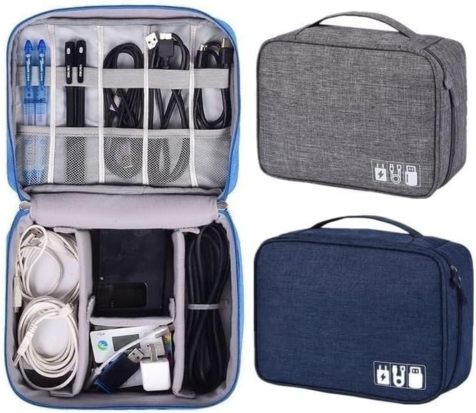 Bolsa de organizador de cabo de viagem, bolsa organizadora de acessórios eletrônicos, bolsa de gadgets de viagem universal para