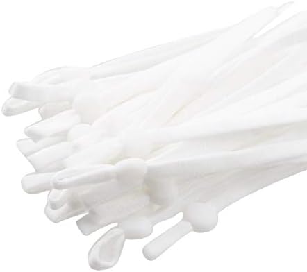 Corda elástica para máscaras multicolor -100pcs cordão elástico branco para máscara de costura DIY com travas de cordão de 1/6 polegada de elástico ajustável laços