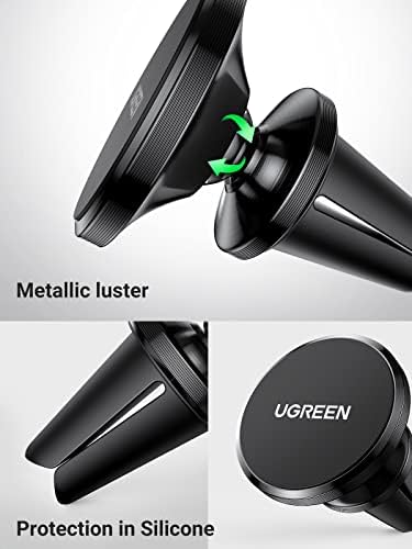 Portador de telefone magnético Ugreen para carro Forte para celular Mount Air Vent Compatível com iPhone 14 13 Pro Max mini, iPhone